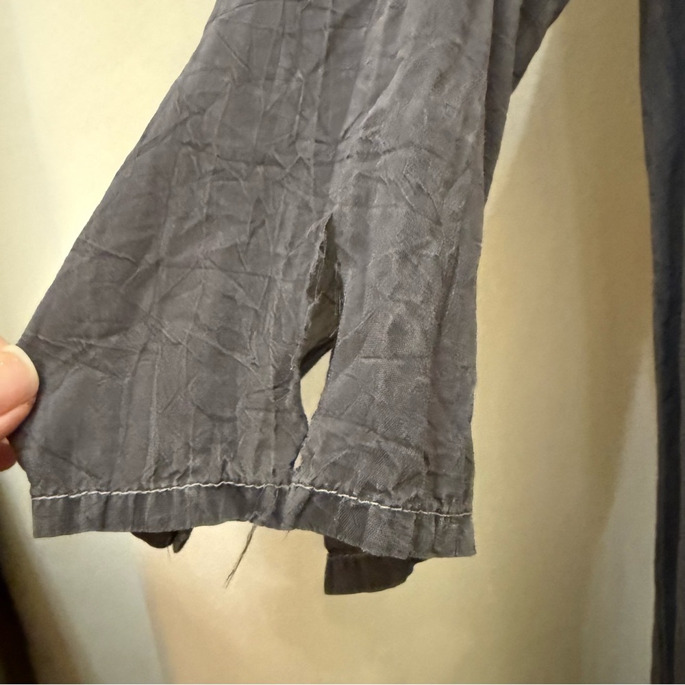 Johnny Was Gray Tunic with Multicolor Embroidery - Picture 12 of 16